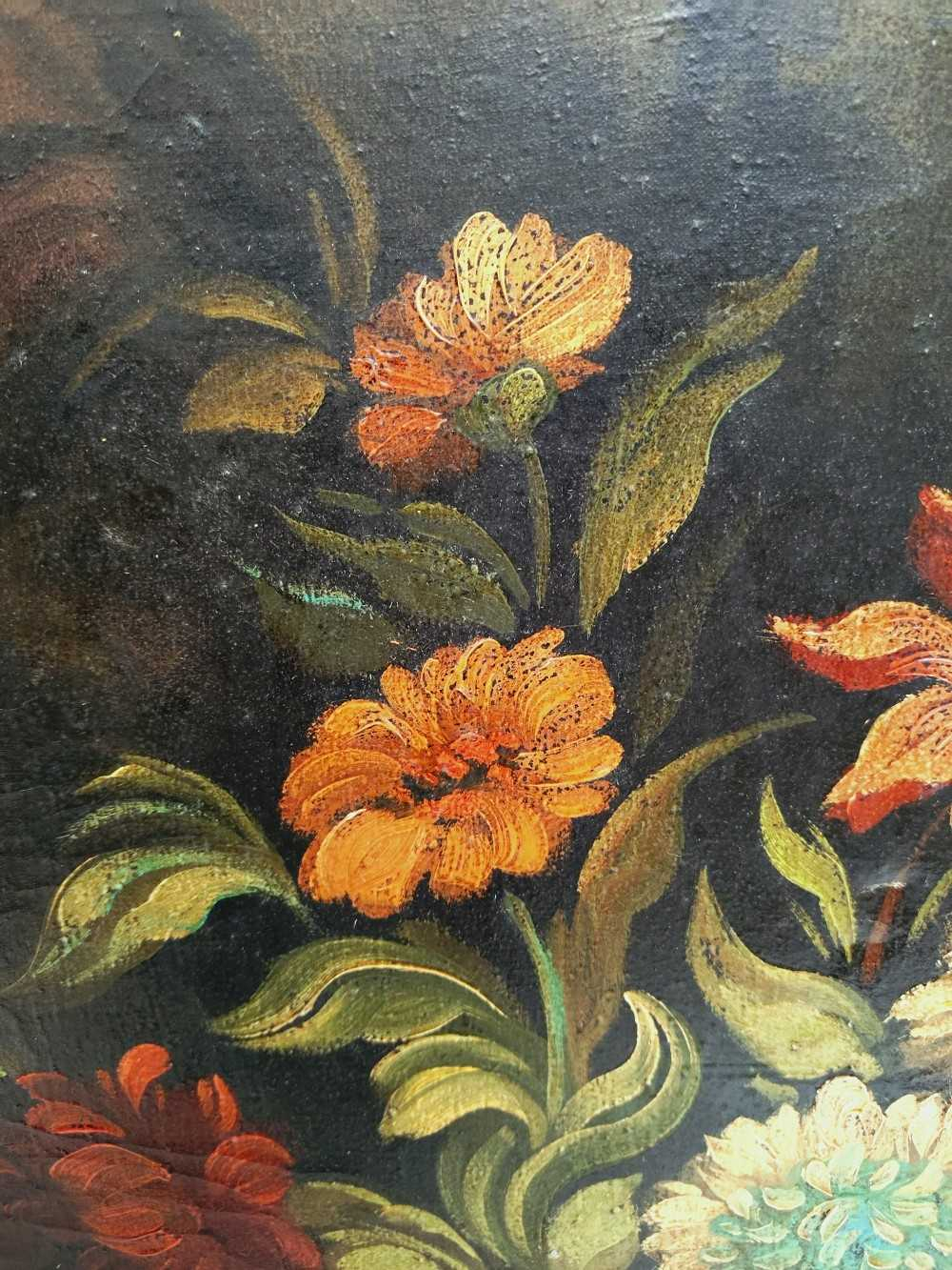Voir photo 10 de Peinture florale, originale décorative vintage, huile sur toile, cadre en bois doré -Bouquet de fleurs signé, W. Pierry. Mi-XXᵉ Peinture florale, originale décorative vintage, huile sur toile, cadre en bois doré -Bouquet de fleurs signé, W. Pierry. Mi-XXᵉ Bon état reconditionné photo 10