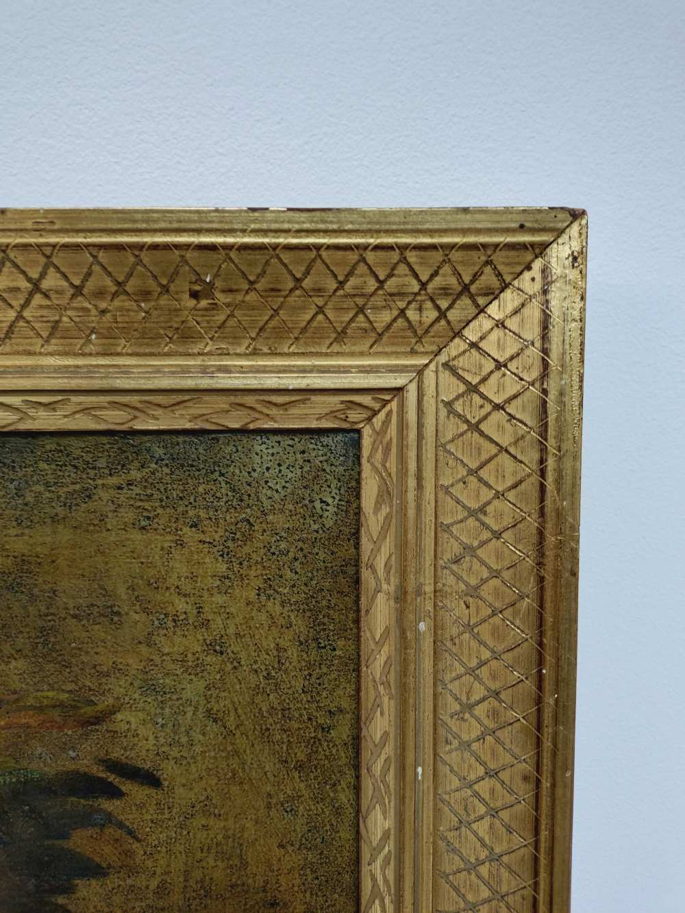 Voir photo 7 de Peinture florale, originale décorative vintage, huile sur toile, cadre en bois doré -Bouquet de fleurs signé, W. Pierry. Mi-XXᵉ Peinture florale, originale décorative vintage, huile sur toile, cadre en bois doré -Bouquet de fleurs signé, W. Pierry. Mi-XXᵉ Bon état reconditionné photo 7
