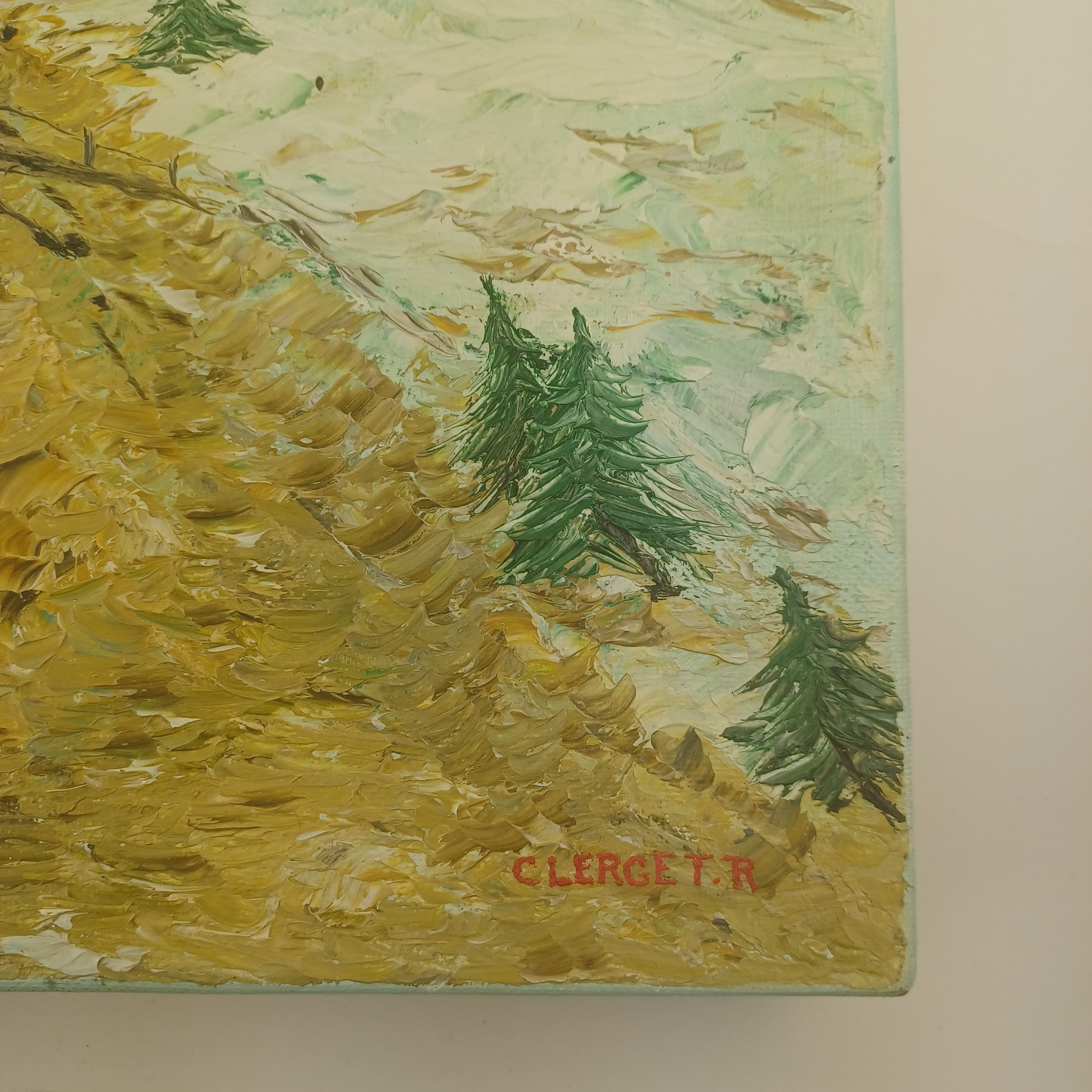 Voir photo 2 de Peinture sur toile de 2011 de Haute Savoie Peinture sur toile de 2011 de Haute Savoie Très bon état reconditionné photo 2