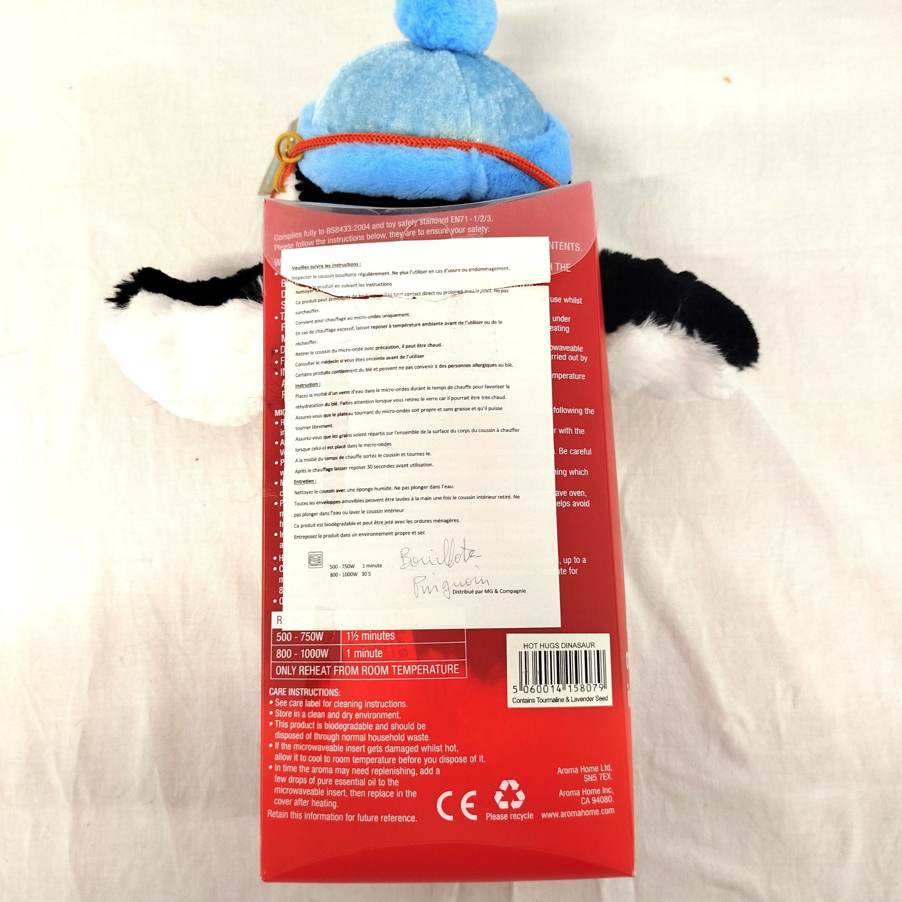 Voir photo 2 de Peluche bouillotte "Hot Hugs" - Aroma home Peluche bouillotte "Hot Hugs" - Aroma home Très bon état reconditionné photo 2