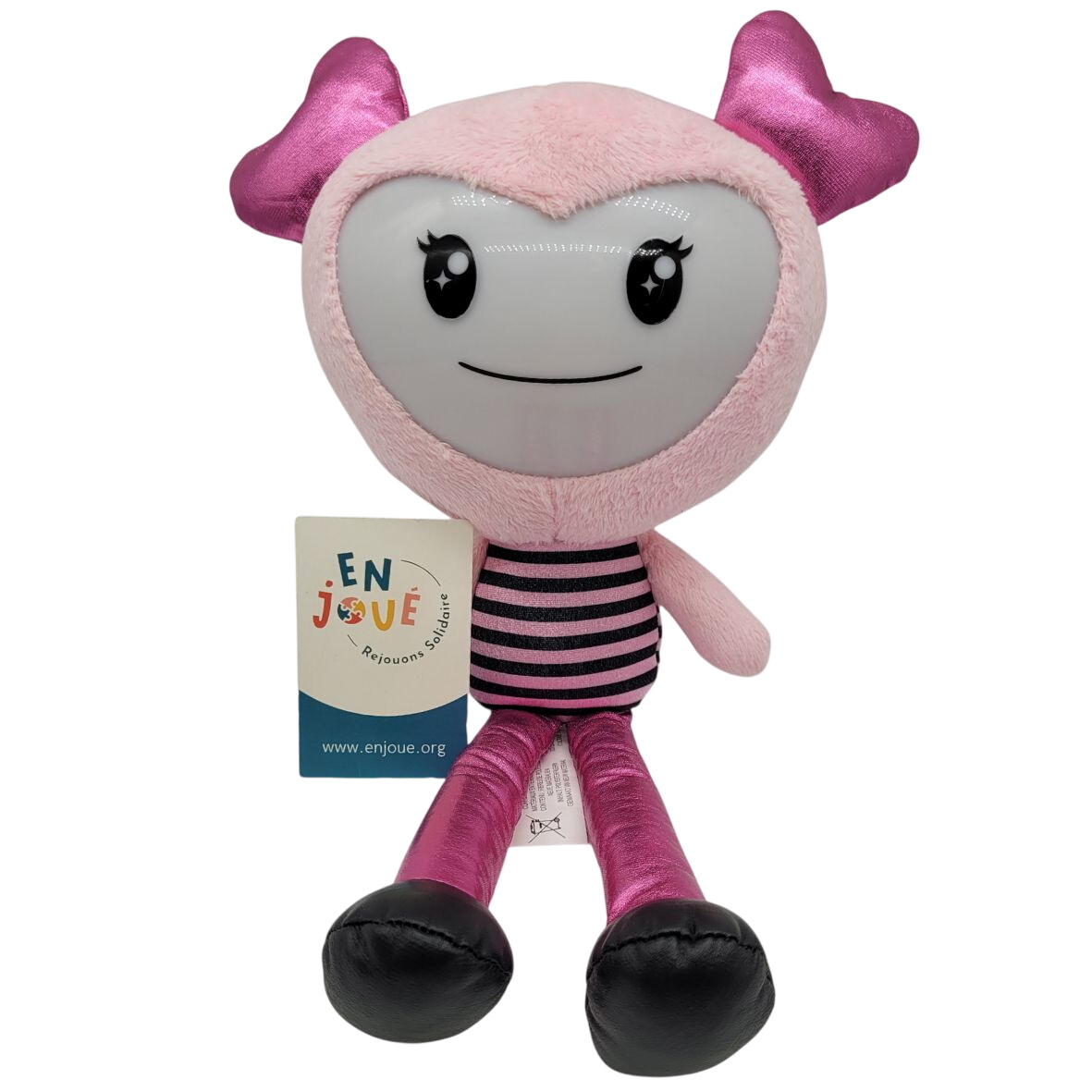Peluche Brightlings Interactive Visage Lumineux - Poupée Rose - Spin Master- A partir de 4 ans. Bon état - 15,00 € Peluche Brightlings Interactive Visage Lumineux - Poupée Rose - Spin Master- A partir de 4 ans. Bon état reconditionné disponible sur Label Emmaüs