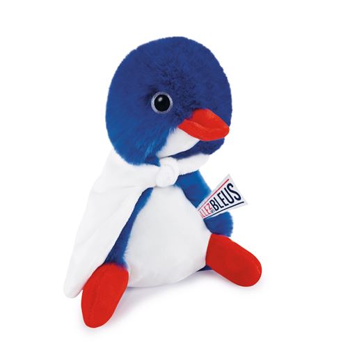 Peluche Doudou et Compagnie Allez les Bleus Cocorico bleu cape JO Paris 2024 État correct Doudou et Compagnie reconditionné disponible sur Fnac