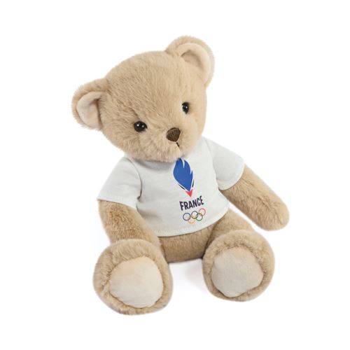 Peluche Doudou et Compagnie Ours équipe de France Beige JO Paris 2024 État correct - 22,90 € Peluche Doudou et Compagnie Ours équipe de France Beige JO Paris 2024 État correct Doudou et Compagnie reconditionné disponible sur Fnac