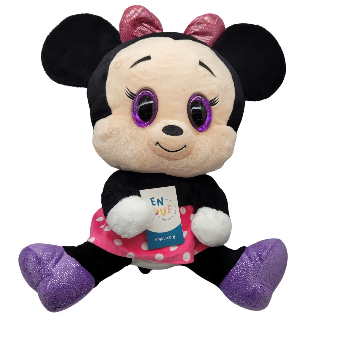 Voir photo 3 de Peluche Doudou Minnie Paillettes 40 cm Disney Nicotoy à partir de 12 mois. Peluche Doudou Minnie Paillettes 40 cm Disney Nicotoy à partir de 12 mois. Bon état reconditionné photo 3