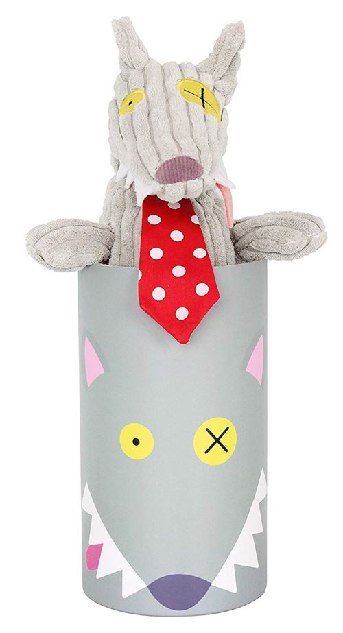 Peluche Globe Trotoys Les Déglingos Simply Bigbos le Loup 23 cm Gris État correct reconditionné disponible sur Fnac