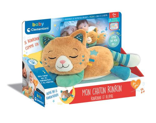 Peluche interactive Clementoni Mon Chaton Ronron Ronronne et respire État correct Clementoni reconditionné disponible sur Fnac