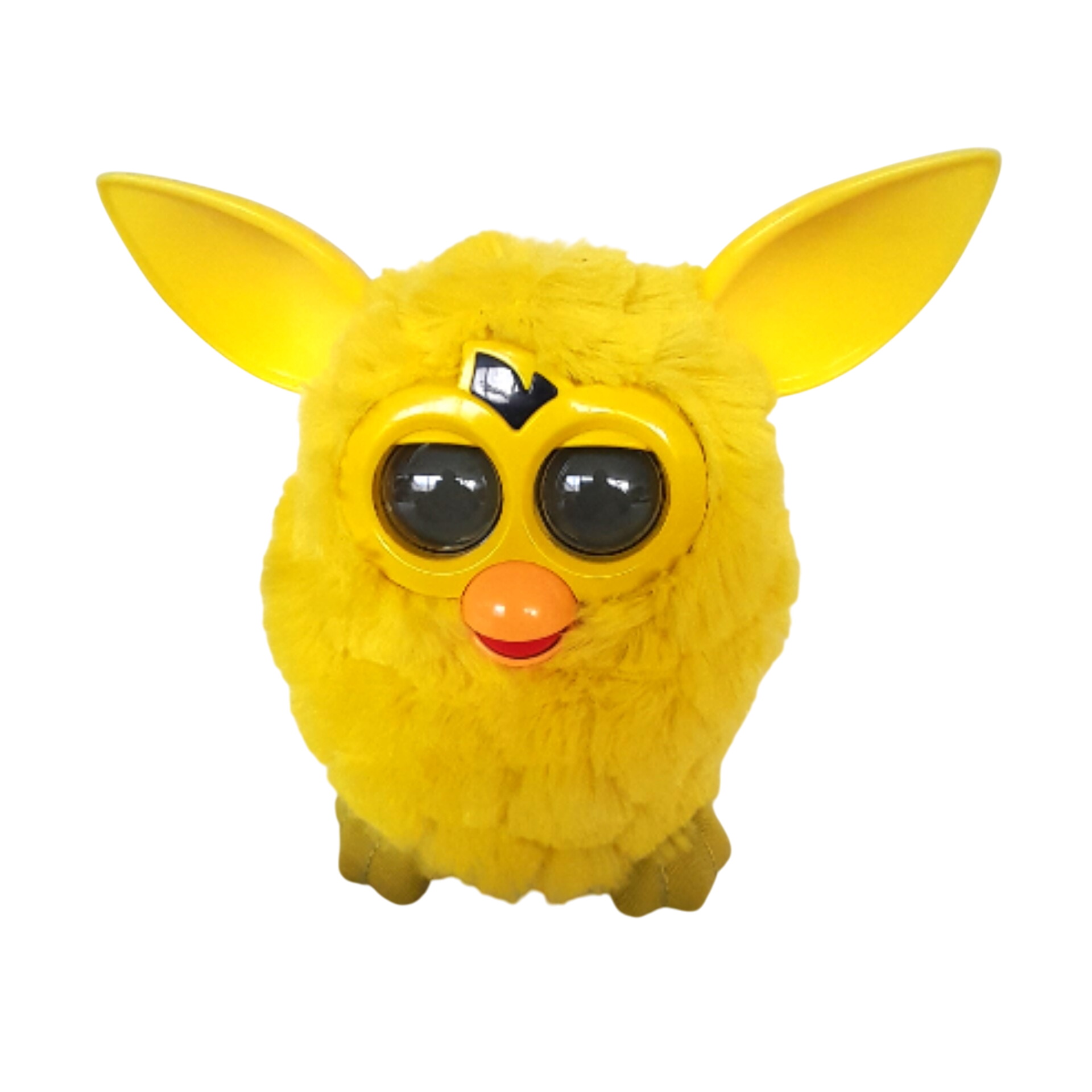 Acheter PELUCHE Intercative jaune FURBY Hasbro 2012 Bon état - 10,00 € PELUCHE Intercative jaune FURBY Hasbro 2012 Bon état reconditionné disponible sur Label Emmaüs