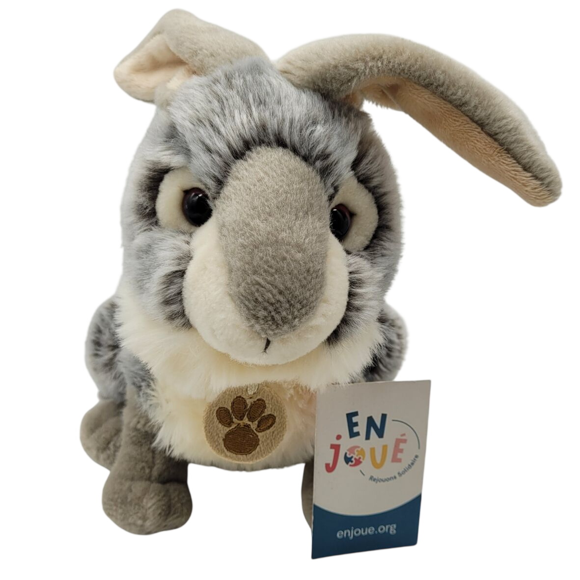 Peluche - Lapin 30 cm - Ami Plush - À partir de 2 ans. Bon état - 12,00 € Peluche - Lapin 30 cm - Ami Plush - À partir de 2 ans. Bon état reconditionné disponible sur Label Emmaüs