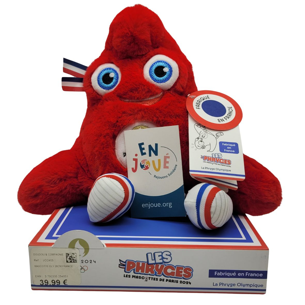 Voir photo 3 de Peluche - Les Phryges Olympique Paris 2024 - Doudou et Compagnie. Peluche - Les Phryges Olympique Paris 2024 - Doudou et Compagnie. Parfait état reconditionné photo 3