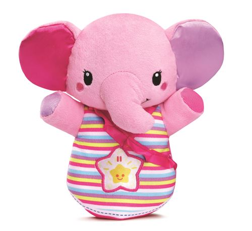 Peluche lumineuse Éléphanteau Dodo Vtehc Baby Rose État correct VTech Baby reconditionné disponible sur Fnac