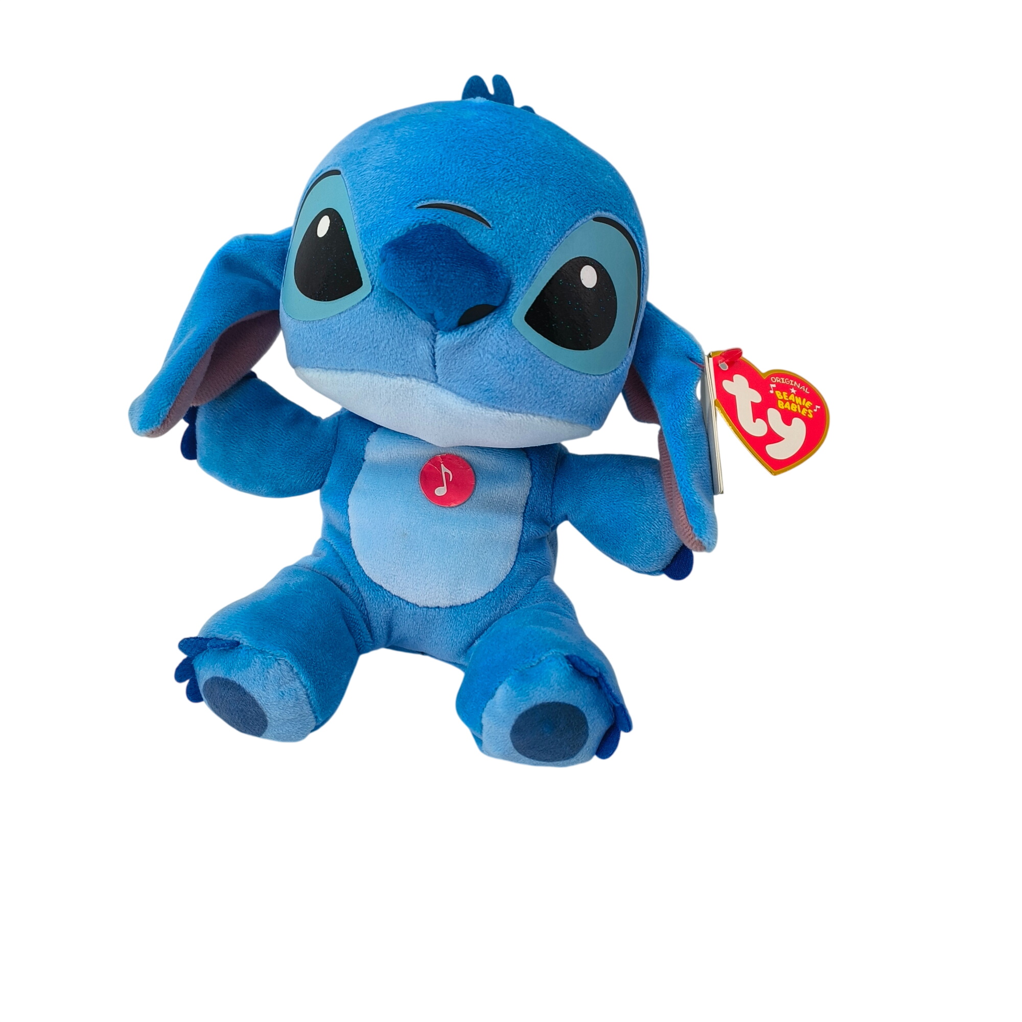 Peluche musicale-Stitch-TY- à partir de 3 ans Très bon état - 10,00 € Peluche musicale-Stitch-TY- à partir de 3 ans Très bon état reconditionné disponible sur Label Emmaüs