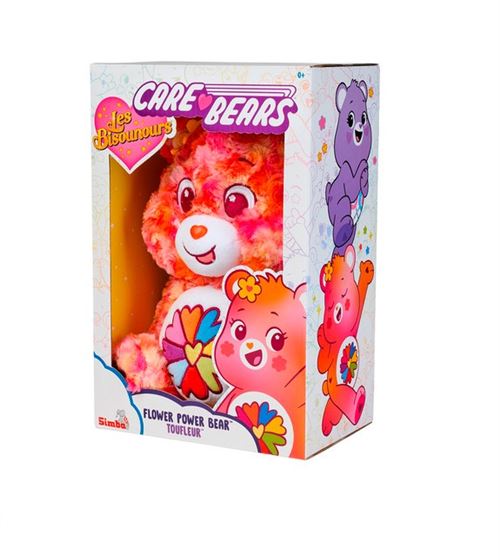 Peluche Nicotoy Bisounours Flower Power Box 35 cm État correct reconditionné disponible sur Fnac