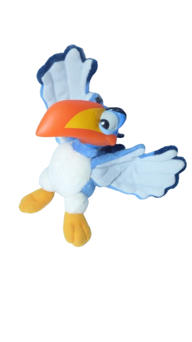 Voir photo 2 de Peluche Zazu, Disney - années 90 Peluche Zazu, Disney - années 90 Bon état reconditionné photo 2