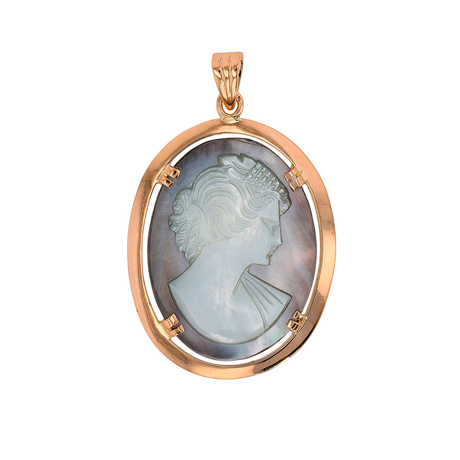 Pendentif Camée or Parfait état - 1300,00 € Pendentif Camée or Parfait état reconditionné disponible sur Gemme Les Bijoux