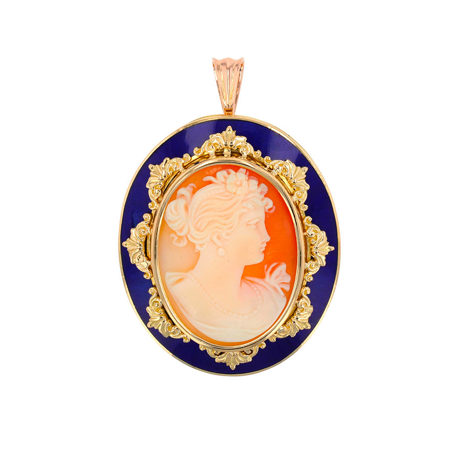 Pendentif Camée Parfait état - 2800,00 € Pendentif Camée Parfait état reconditionné disponible sur Gemme Les Bijoux