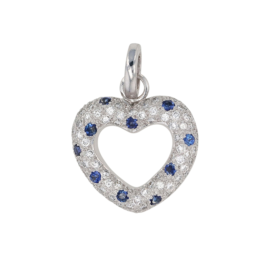 Pendentif coeur Parfait état - 1700,00 € Pendentif coeur Parfait état reconditionné disponible sur Gemme Les Bijoux