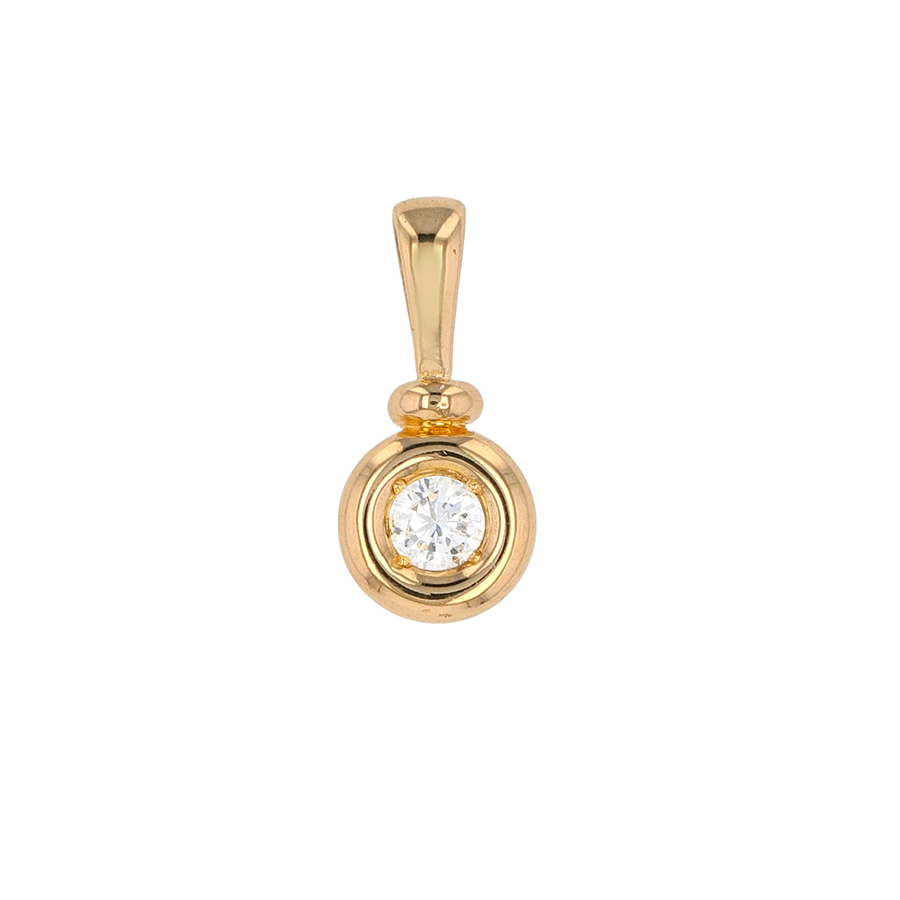Pendentif diamant Parfait état - 390,00 € Pendentif diamant Parfait état reconditionné disponible sur Gemme Les Bijoux