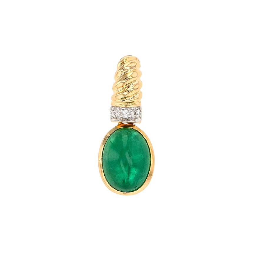 Pendentif émeraude Parfait état - 490,00 € Pendentif émeraude Parfait état reconditionné disponible sur Gemme Les Bijoux | Dero