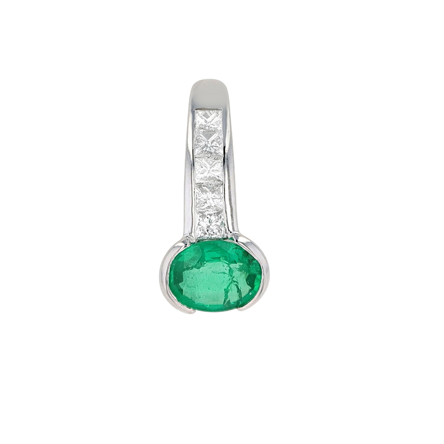 Pendentif émeraude Parfait état - 1200,00 € Pendentif émeraude Parfait état reconditionné disponible sur Gemme Les Bijoux | Dero
