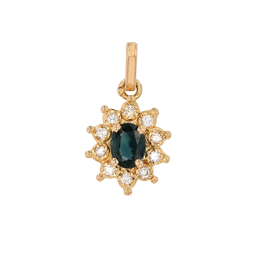 Pendentif saphir Parfait état - 800,00 € Pendentif saphir Parfait état reconditionné disponible sur Gemme Les Bijoux