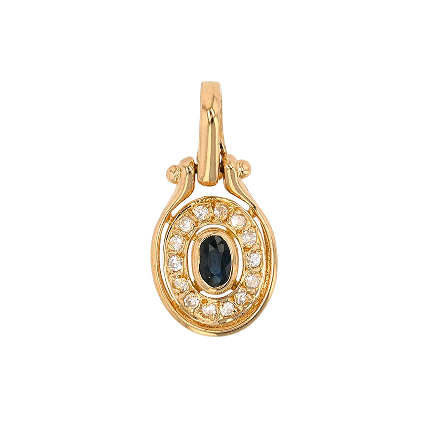 Pendentif saphir Parfait état - 550,00 € Pendentif saphir Parfait état reconditionné disponible sur Gemme Les Bijoux