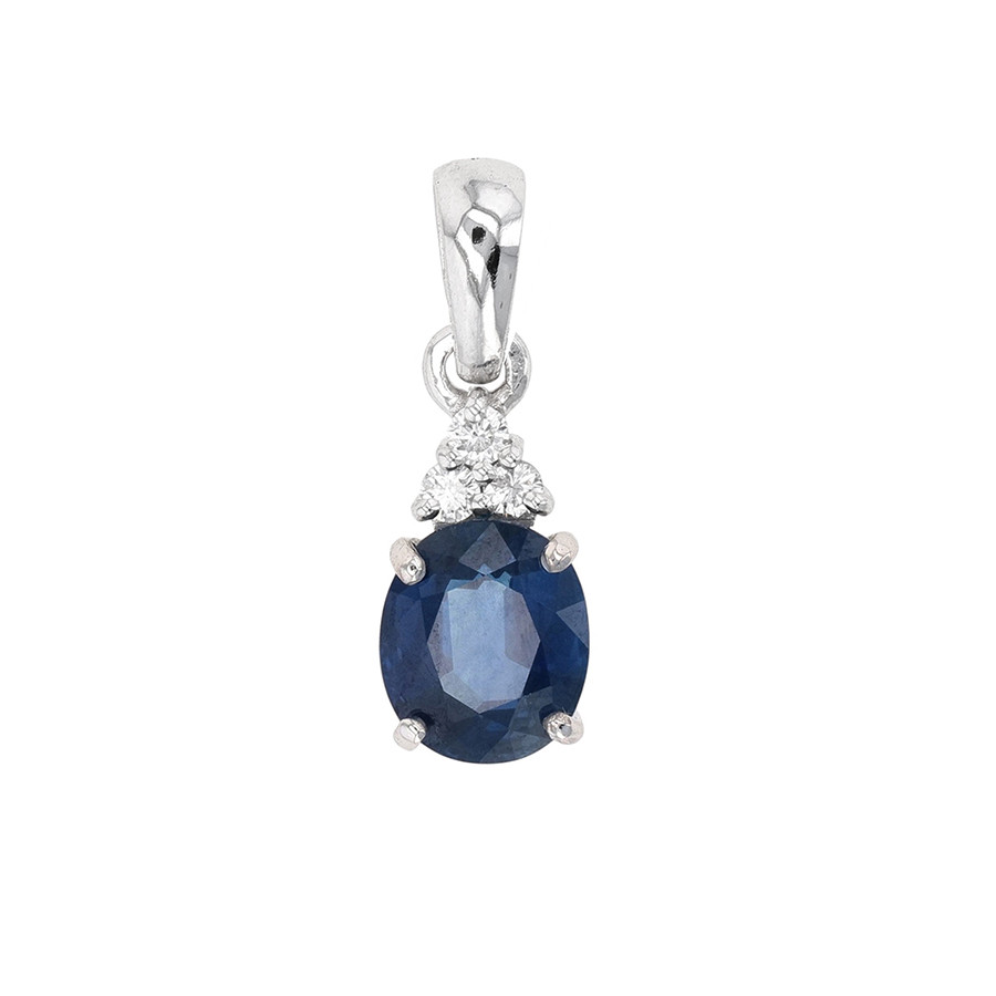 Pendentif saphir Parfait état - 1500,00 € Pendentif saphir Parfait état reconditionné disponible sur Gemme Les Bijoux