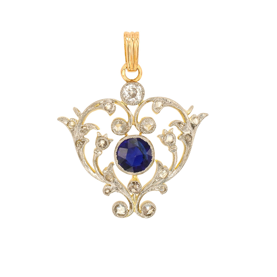 Pendentif vintage Parfait état - 1200,00 € Pendentif vintage Parfait état reconditionné disponible sur Gemme Les Bijoux