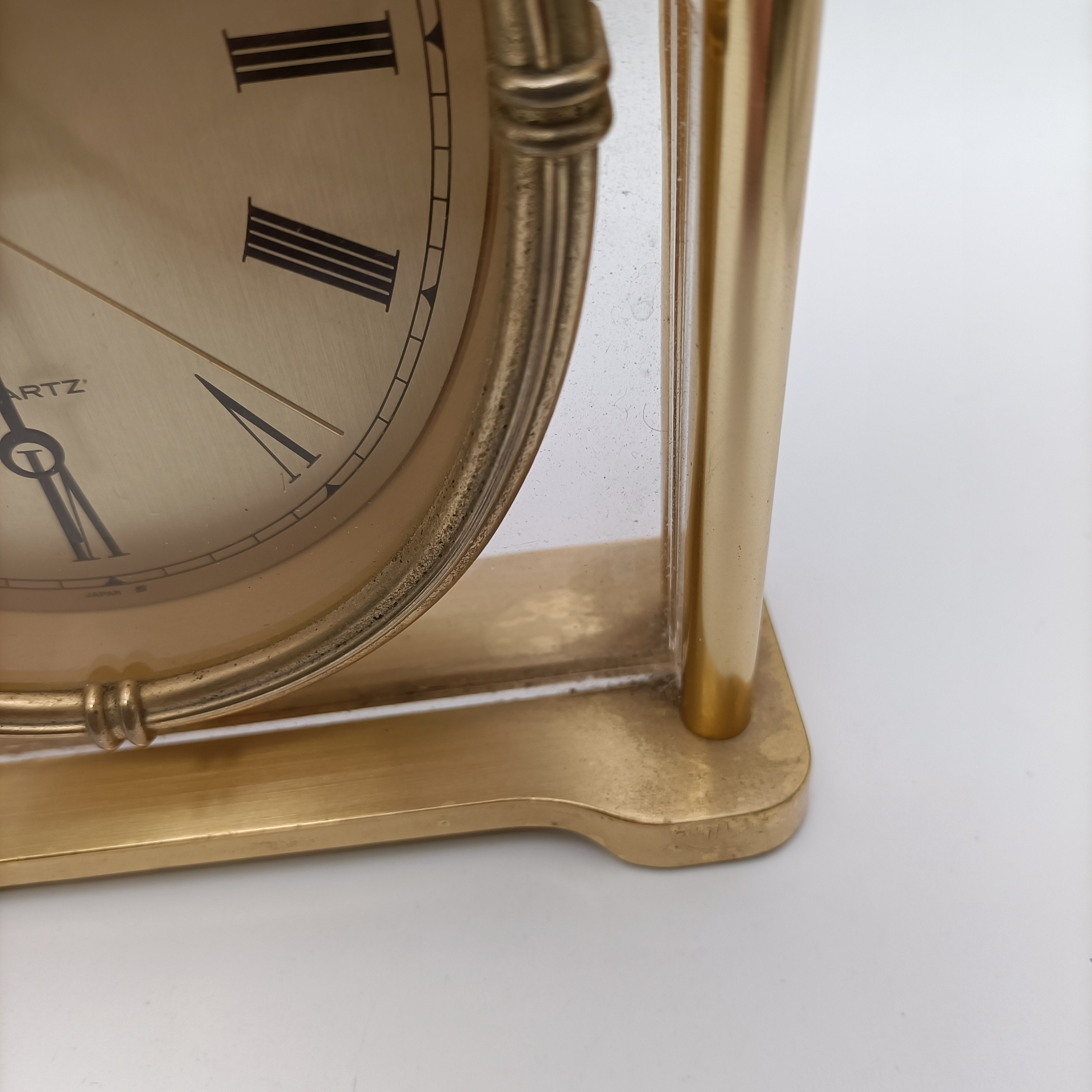 Voir photo 13 de Pendule Seiko vintage en métal doré – horloge de table design rétro chic Pendule Seiko vintage en métal doré – horloge de table design rétro chic Très bon état reconditionné photo 13