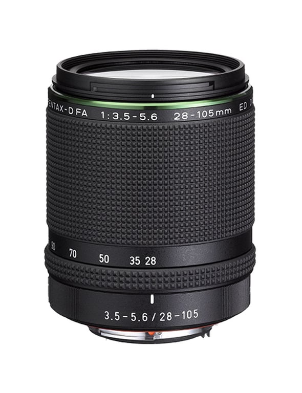 Pentax HD D-FA 28-105mm F3.5-5.6 ED DC WR SLR Objectif zoom standard Noir - Très bon état Très bon état Pentax reconditionné disponible sur Pixmania