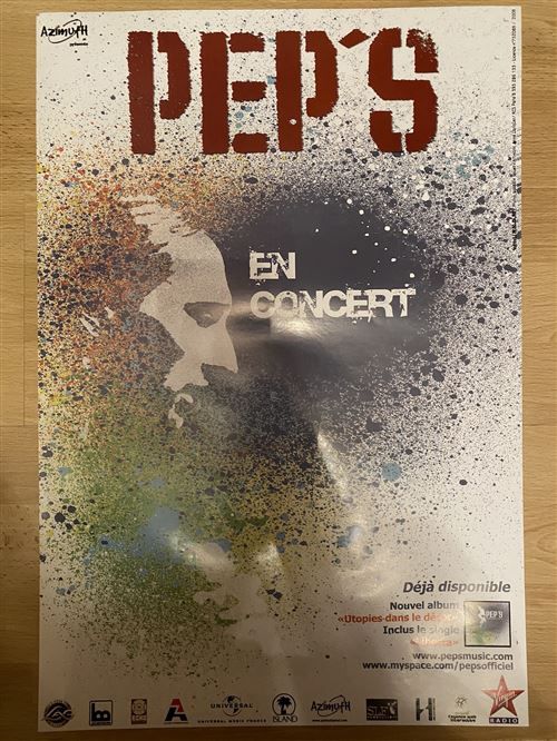 PEP'S - En concert - 40x60cm - Affiche État correct N/A reconditionné disponible sur Fnac