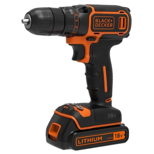 Perceuse sans fil Black & Decker 18V - 1 Vitesse Bon état reconditionné disponible sur Rakuten