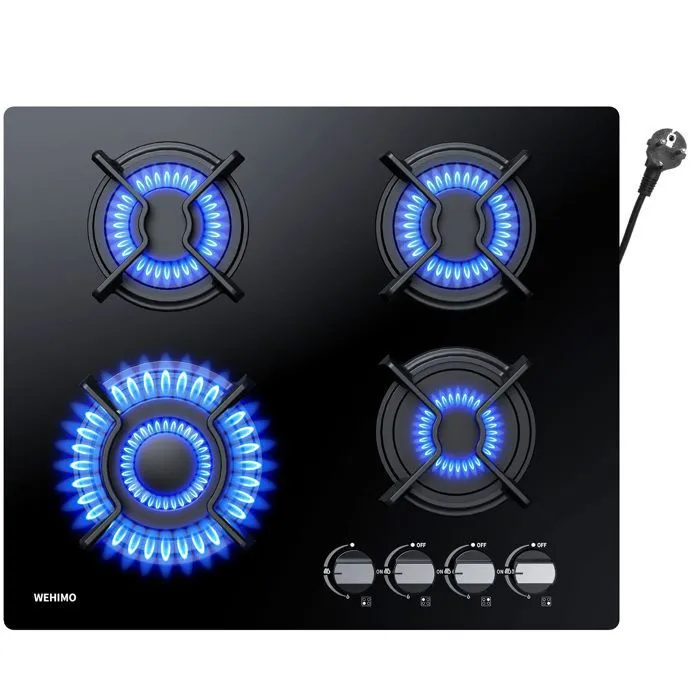 Perte de vernis Plaque de Cuisson à Gaz Avec 4 Foyers à Gaz Cuisinière Encastrable Gaz Naturel/Propane(4 Brûleurs) L51 x P31 Reconditionné N/A reconditionné disponible sur Cdiscount Seconde Vie