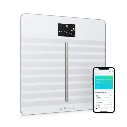 Pèse-personne connecté Withings Body Cardio Blanc État correct Withings reconditionné disponible sur Fnac | Dero