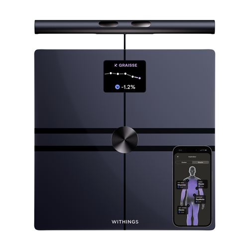 Pèse personne connecté Withings BodyFit Noir État correct Withings reconditionné disponible sur Fnac | Dero