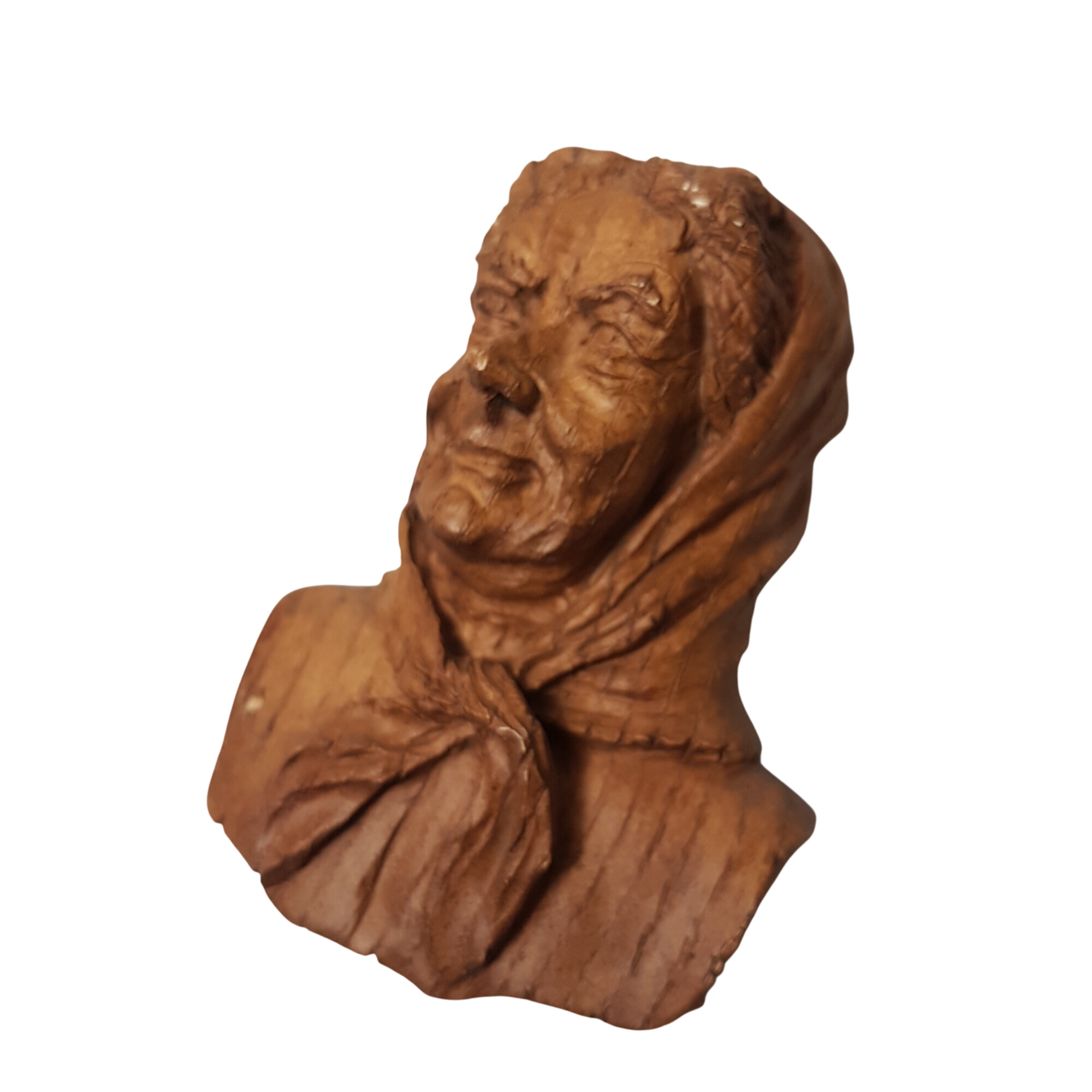 Acheter Petit buste femme en faux bois vintage Bon état - 11,00 € Petit buste femme en faux bois vintage Bon état reconditionné disponible sur Label Emmaüs