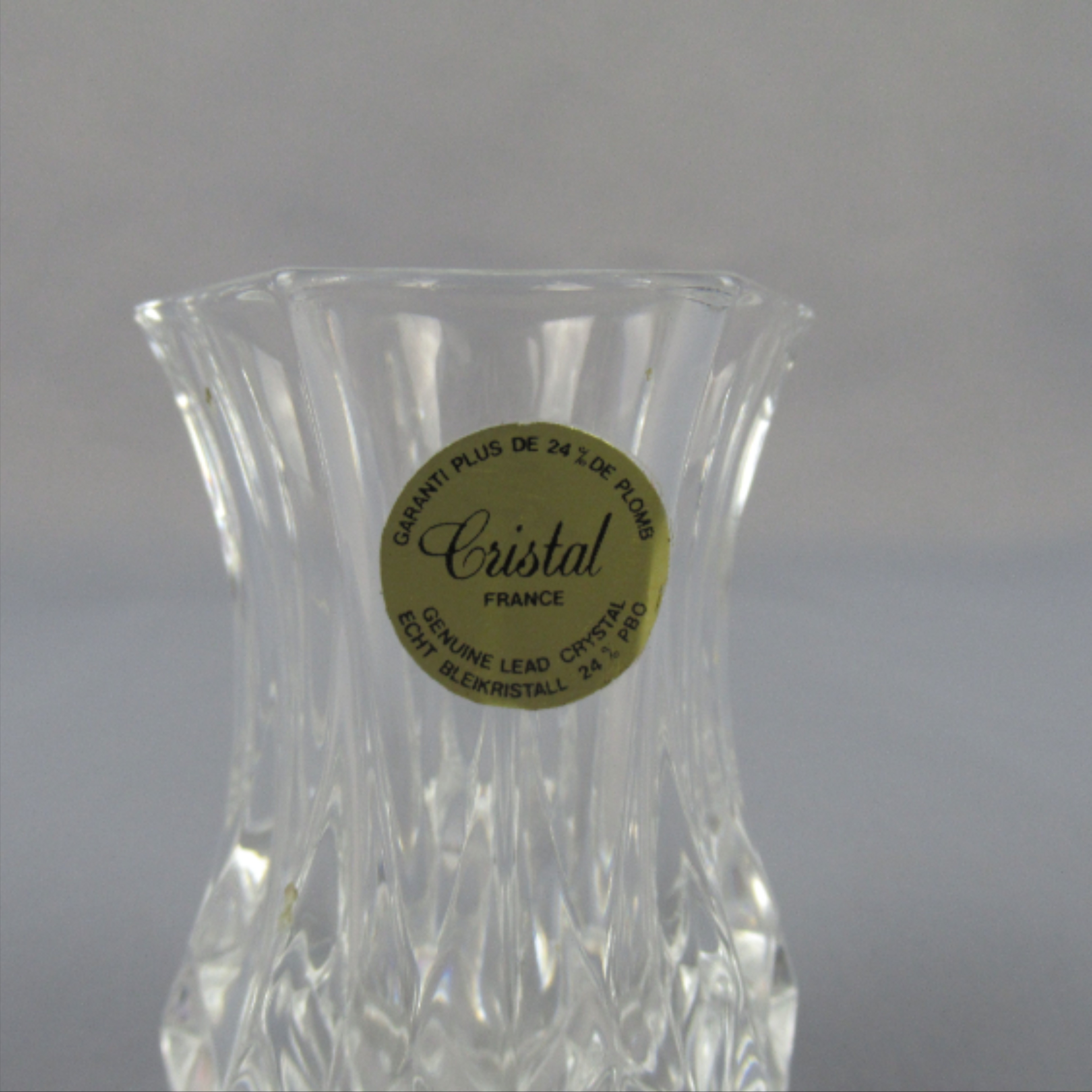 Voir photo 5 de Petit vase cristal Petit vase cristal reconditionné photo 5