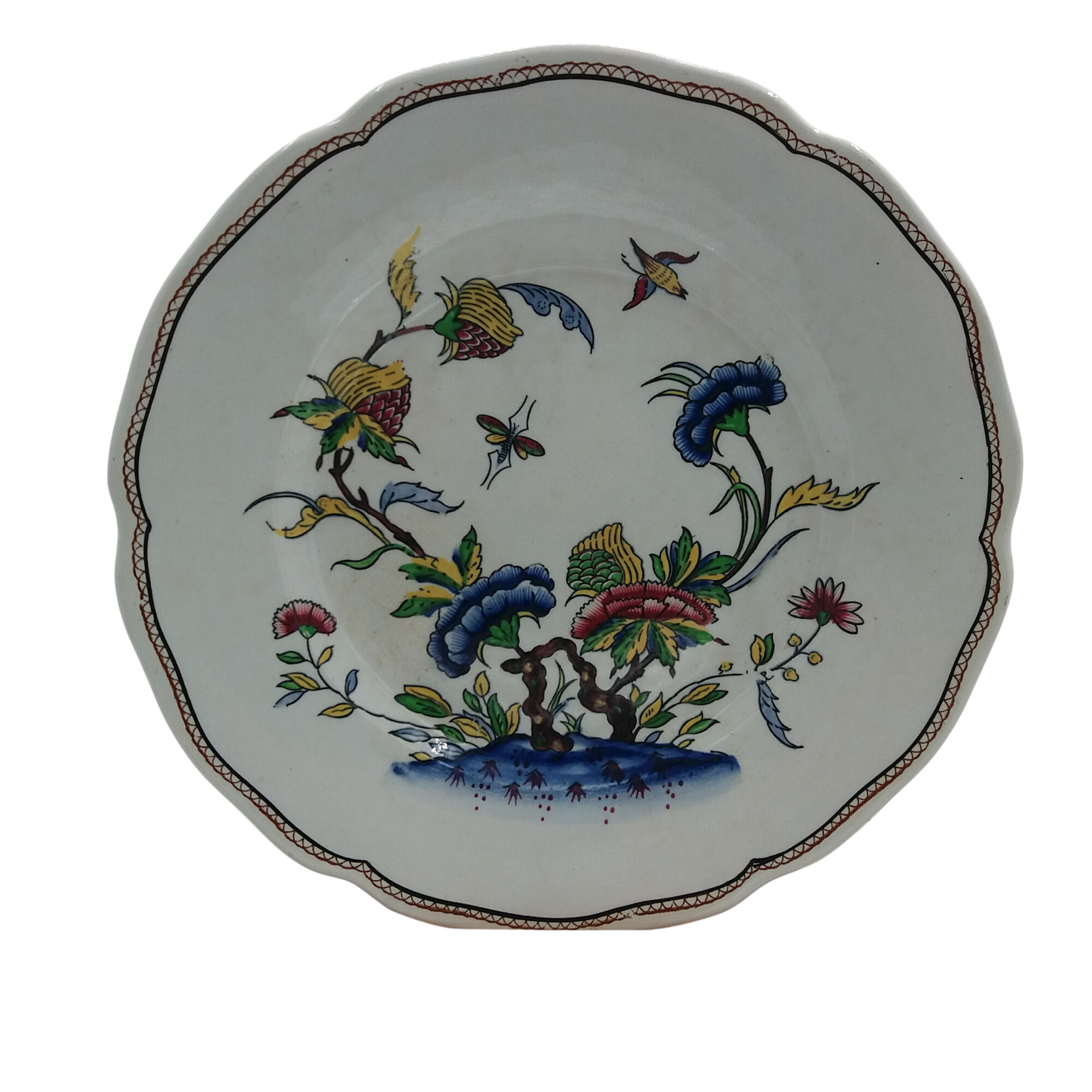 Petite assiette / assiette à dessert vintage Sarreguemines. Modèle Rouen. Diamètre 21.5 cm. Bon état - 25,00 € Petite assiette / assiette à dessert vintage Sarreguemines. Modèle Rouen. Diamètre 21.5 cm. Bon état reconditionné disponible sur Label Emmaüs