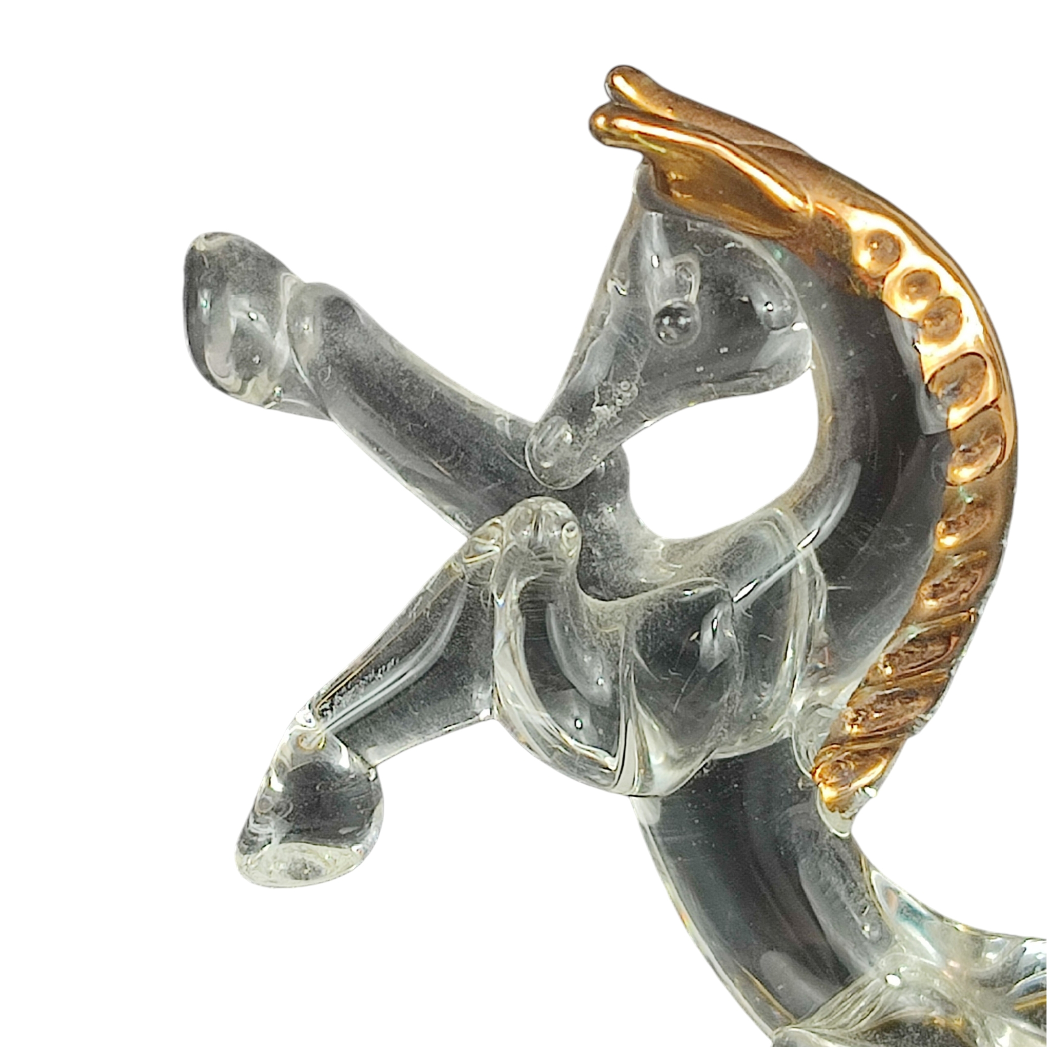 Voir photo 11 de Petite boîte à musique vintage – Sculpture de cheval cambré en verre – Support en métal doré et miroirs – Mélodie « Le Lac des cygnes » Petite boîte à musique vintage – Sculpture de cheval cambré en verre – Support en métal doré et miroirs – Mélodie « Le Lac des cygnes » Bon état reconditionné photo 11
