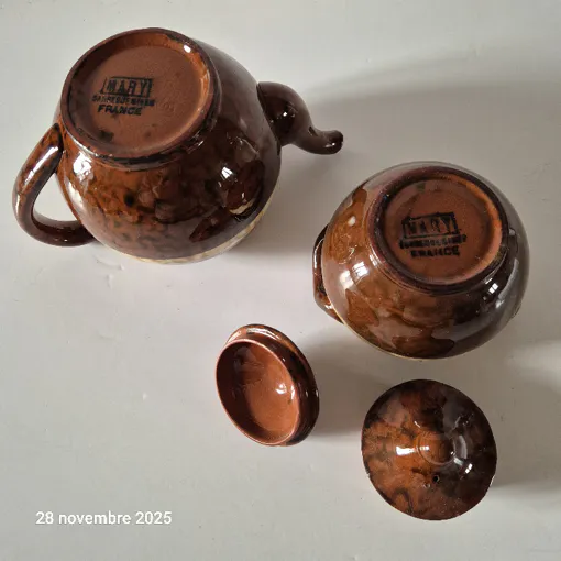 Petite Théière, Cafetière, Modèle Mary De Sarreguemines, Vintage Bon état reconditionné disponible sur Rakuten