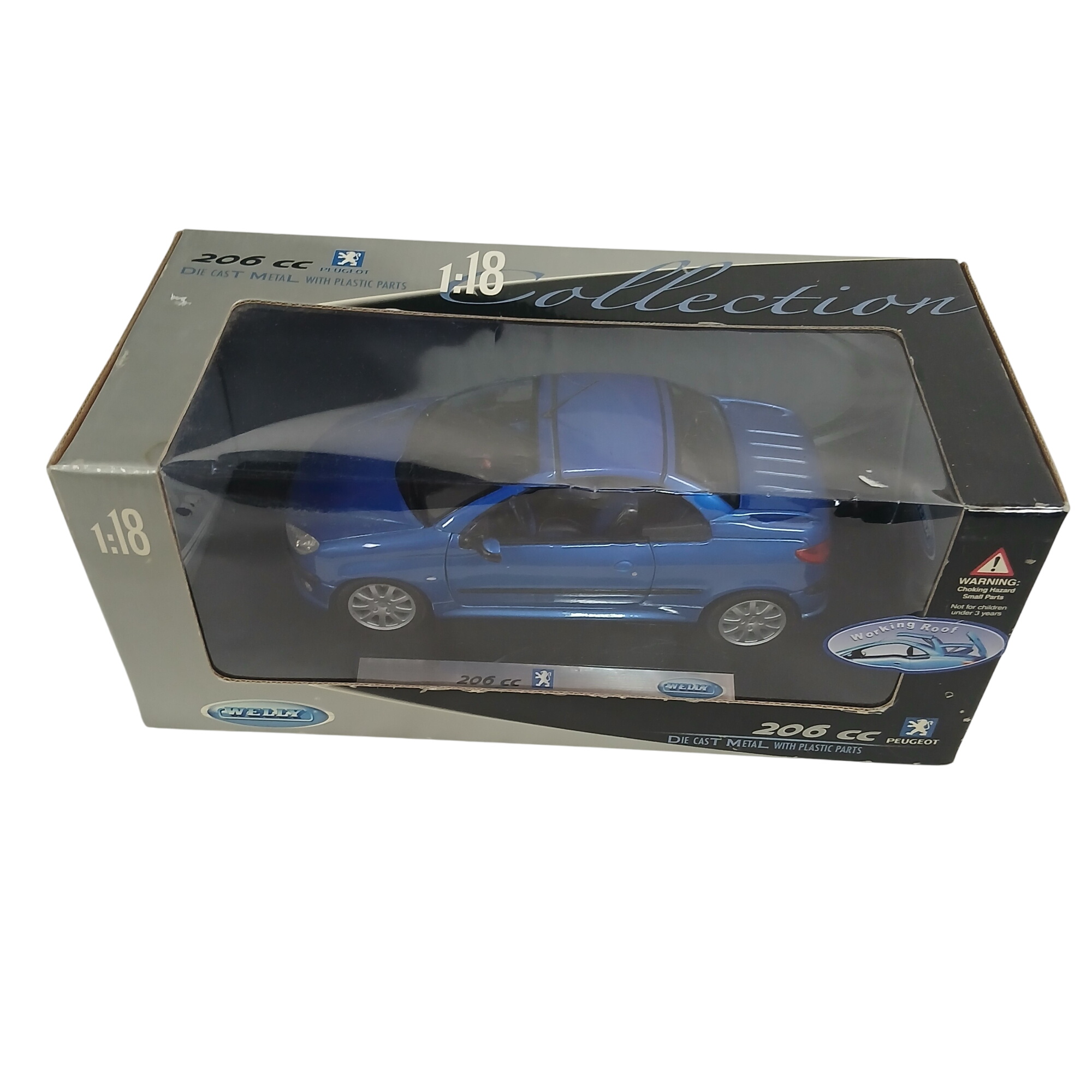 Acheter Peugeot 206 cc bleu a l échelle 1:18 Très bon état - 70,00 € Peugeot 206 cc bleu a l échelle 1:18 Très bon état reconditionné disponible sur Label Emmaüs