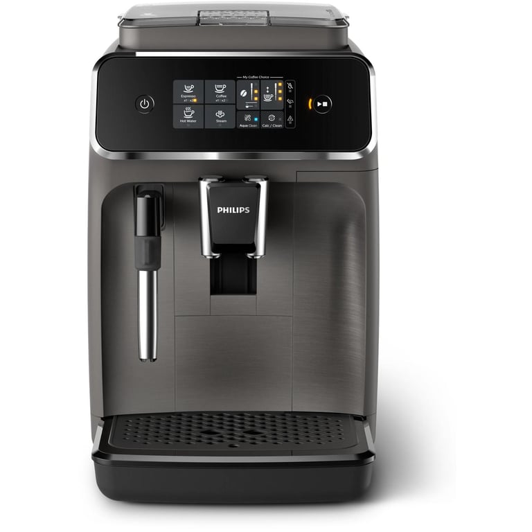 Philips 2200 series Série 2200 Noir / Gris perle EP2224/10 Machine expresso broyeur, 2 boissons, mousseur lait - Très bon état Très bon état Philips reconditionné photo 3 | Dero