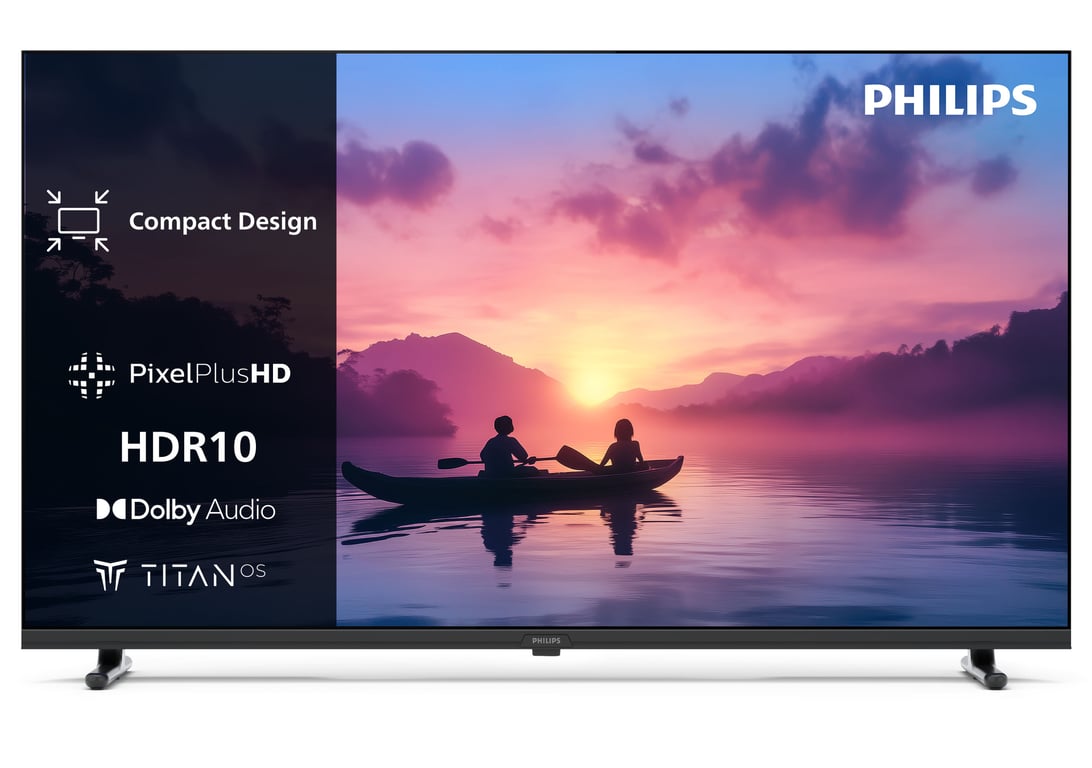 Philips 24PHS6000/12 TV 61 cm (24 ) HD Smart TV Wifi Noir - Excellent état Parfait état Philips reconditionné disponible sur Pixmania