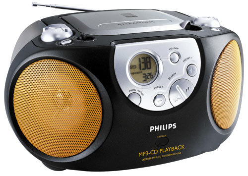 Philips AZ 3038 noir/orange État correct Philips reconditionné disponible sur Fnac