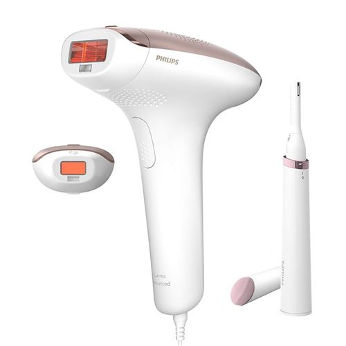 Philips Bri921/00 Lumea Advanced Ipl Épilateur avec 2 embouts pour le corps, le visage & 1 tondeuse État correct Philips reconditionné disponible sur Fnac