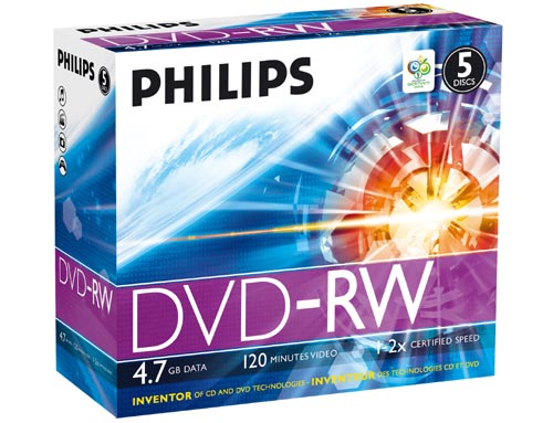 Philips DVD-RW 4,7 Go x 5 État correct Philips reconditionné disponible sur Fnac