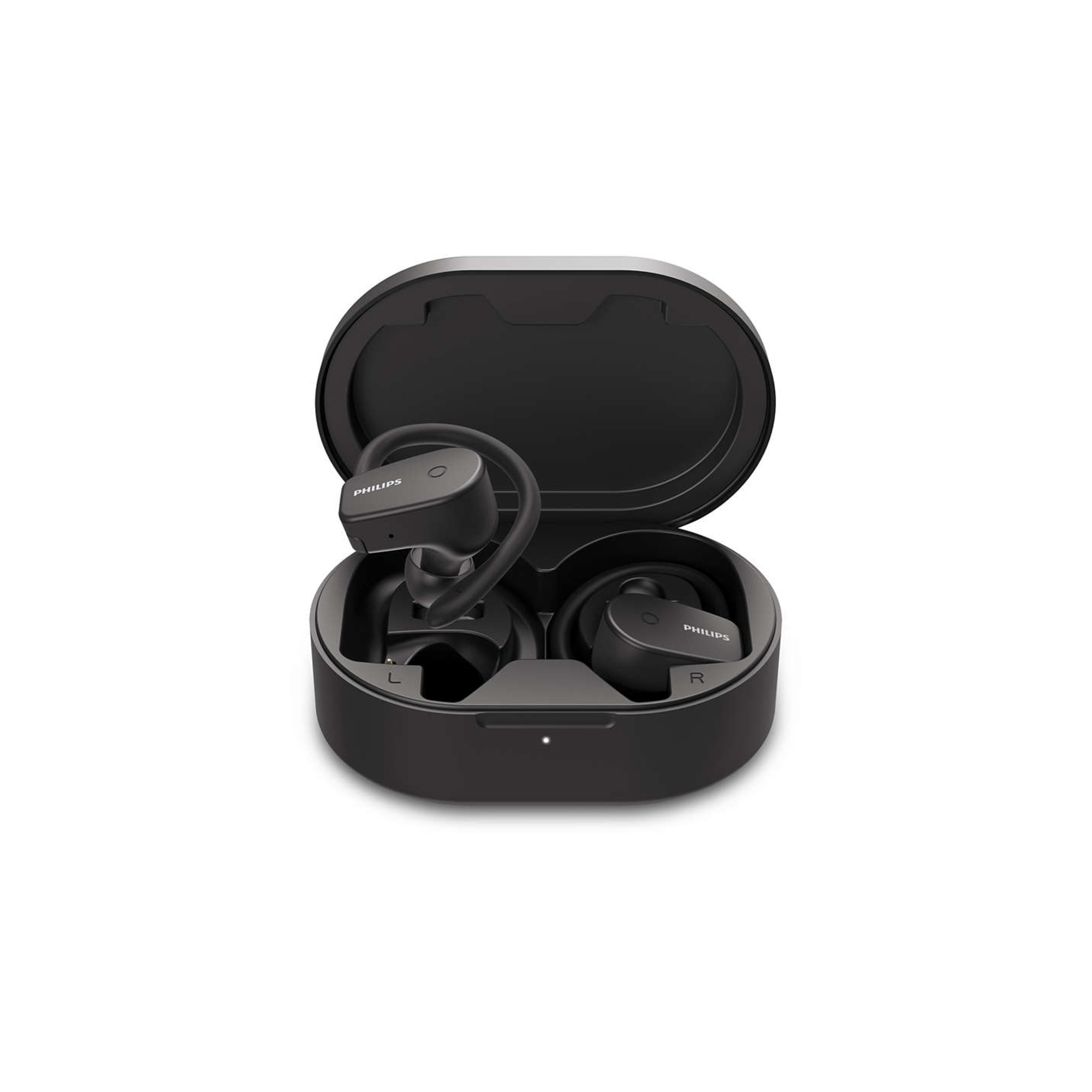 Philips TAA5205BK/00 écouteur/casque True Wireless Stereo (TWS) Crochets auriculaires, Ecouteurs Sports Bluetooth Noir - Excellent état Parfait état Philips reconditionné photo 3 | Dero