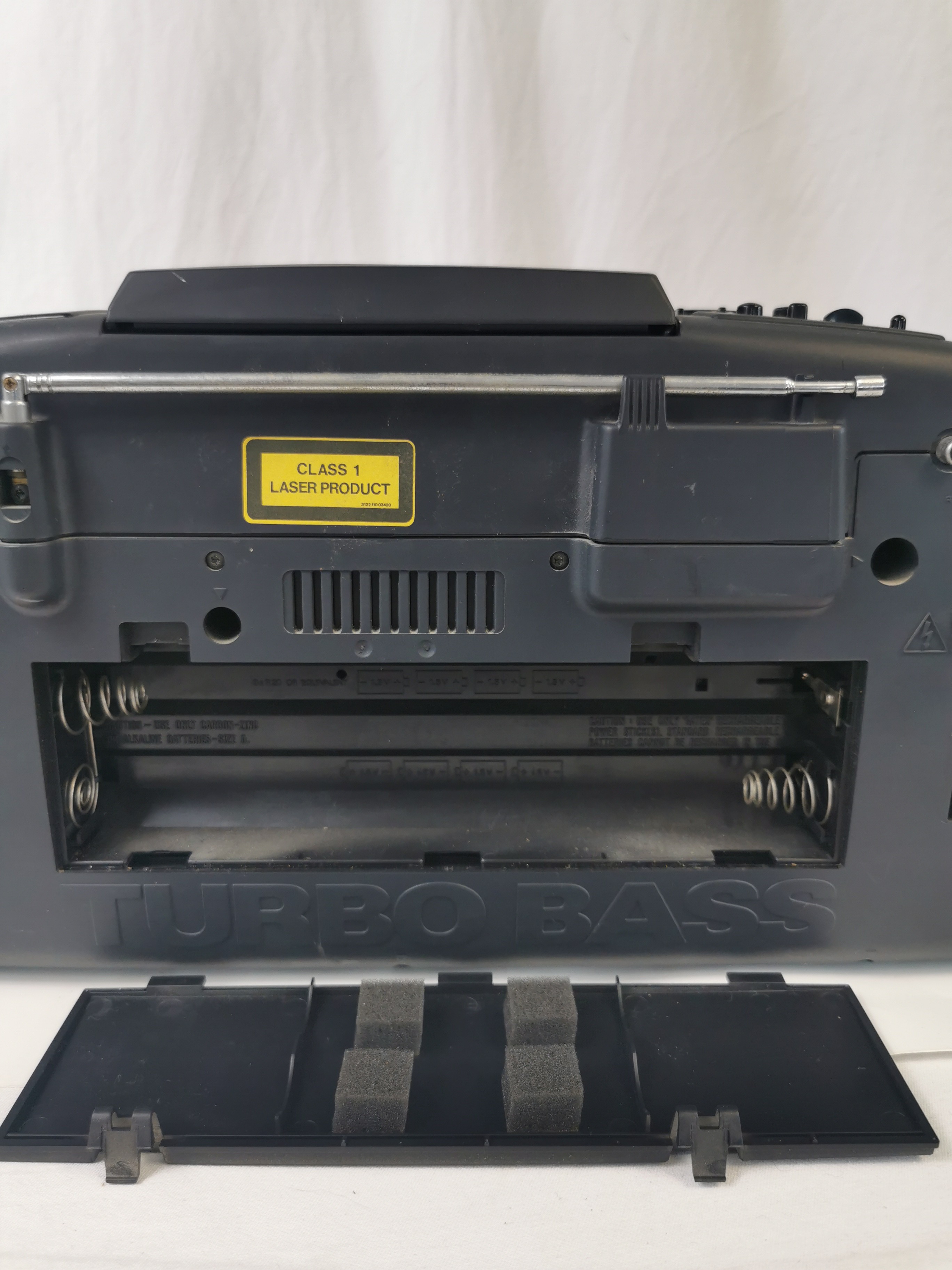 Voir photo 2 de Philips Turbo Bass Radio double k7/CD # Philips Turbo Bass Radio double k7/CD # Bon état reconditionné photo 2