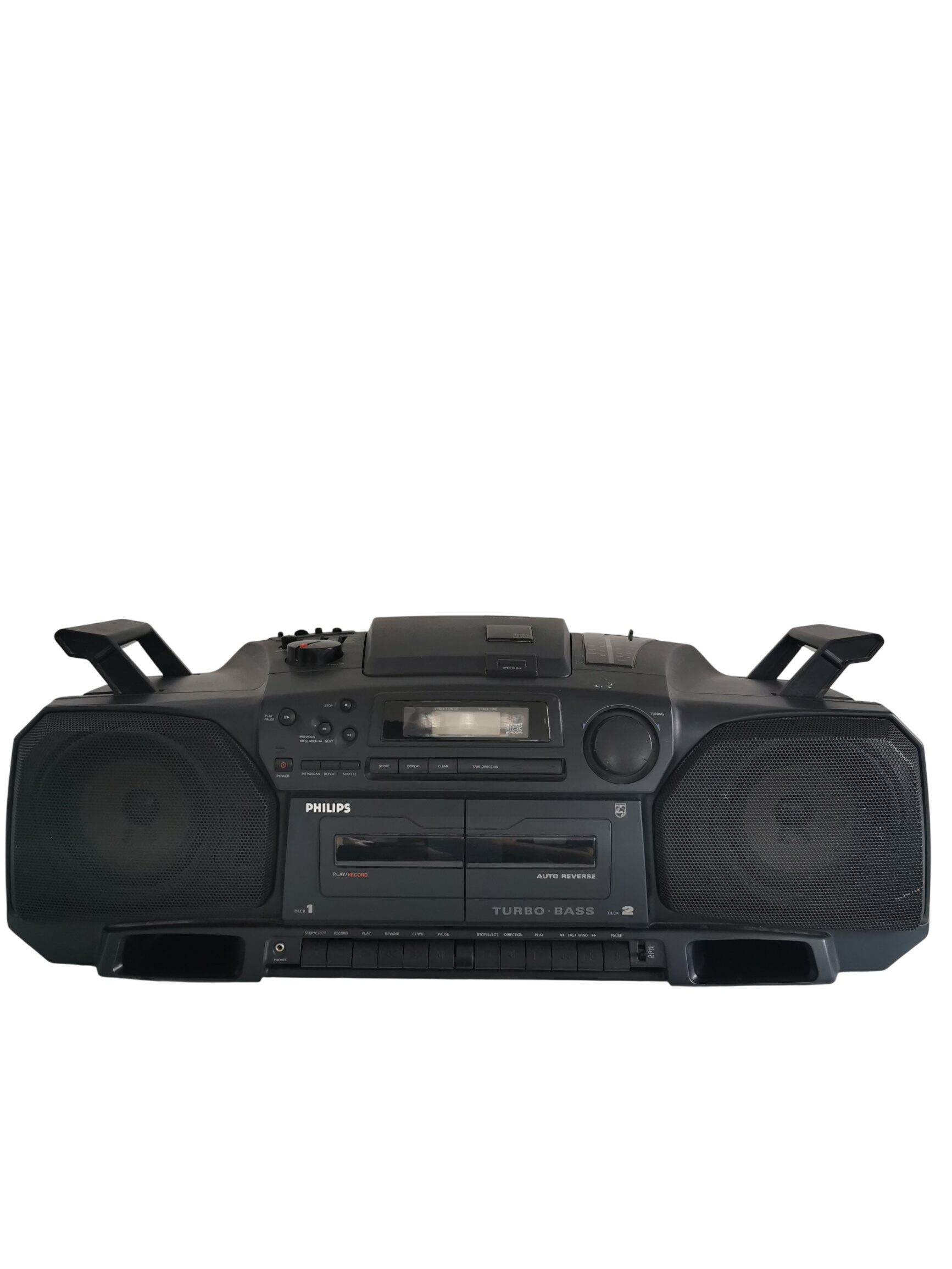 Acheter Philips Turbo Bass Radio double k7/CD # Bon état - 65,00 € Philips Turbo Bass Radio double k7/CD # Bon état reconditionné disponible sur Label Emmaüs