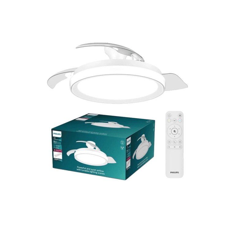 PHILIPS Ventilateur de plafond avec éclairage Bilss 106 cm 28+35 W Bl - Excellent état Parfait état - 115,90 € PHILIPS Ventilateur de plafond avec éclairage Bilss 106 cm 28+35 W Bl - Excellent état Parfait état Philips reconditionné disponible sur Pixmania
