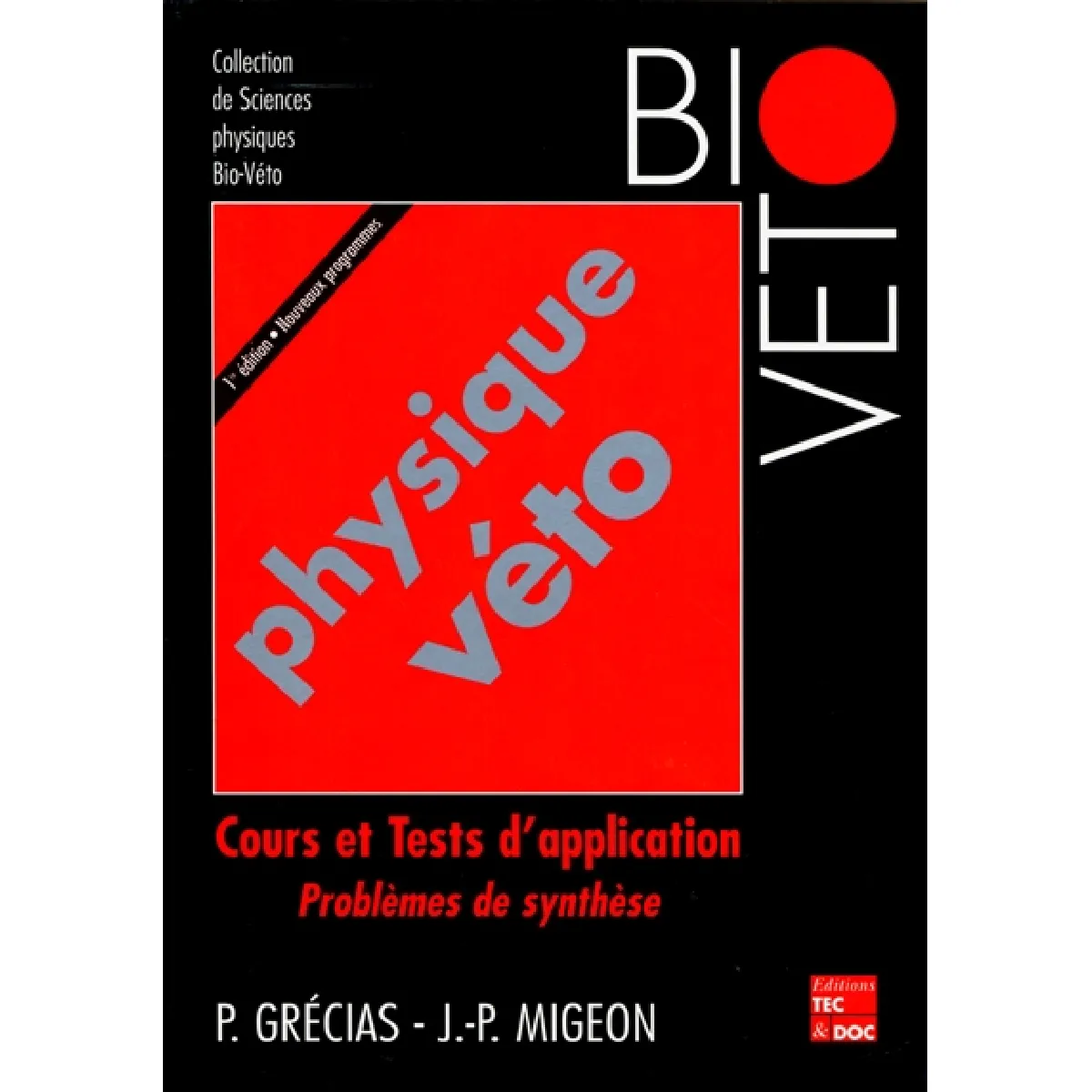 Acheter Physique véto : cours et tests d'application : première édition, nouveaux programmes État correct - 20,00 € Physique véto : cours et tests d'application : première édition, nouveaux programmes État correct N/A (Il ne s'agit pas d'une marque reconditionné disponible sur Rue du Commerce Seconde Vie